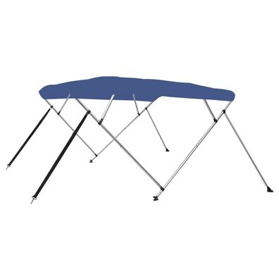 vidaXL 4-Bow Bimini Top Blau 243x196x137 cm