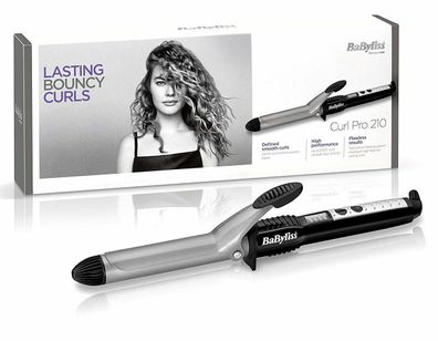 Babyliss 2287BU PRO CURL 210 Glamour Lockenstab 25 mm 210°C 5 LCD Stufen Keramik