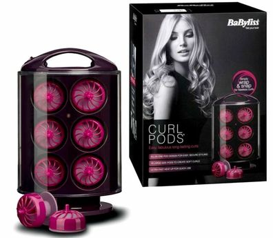 BaByliss 3663U Curl Pods Lockenwickler Hair Styling Curlers Fast Heat Up 18 Pods