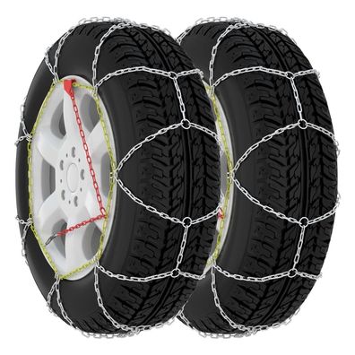 vidaXL Schneeketten für Autoreifen 2 Stk. 16 mm SUV 4x4 Größe 410