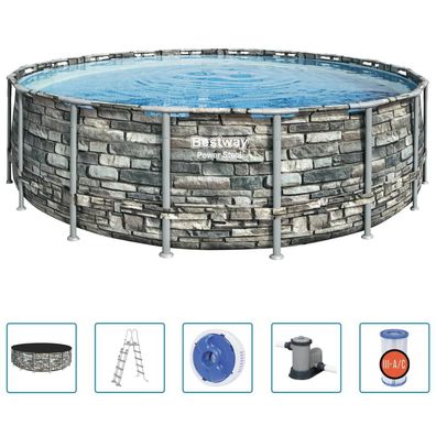 Bestway Power Steel Swimming Pool 549x132 cm