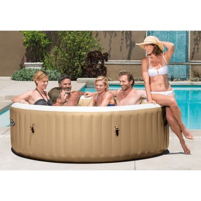 Intex Sprudelmassagewanne Rund PureSpa 216x71 cm 6 Personen