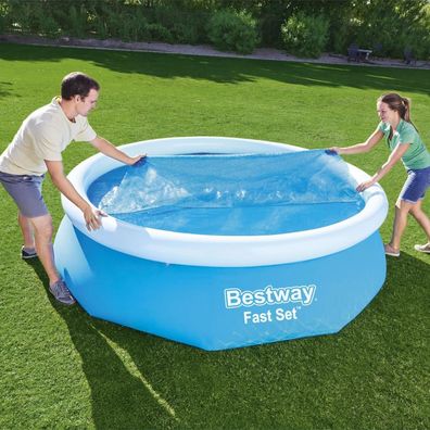 Bestway Pool-Solarabdeckplane Flowclear 305 cm