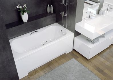 Design Badewanne Eck Wanne Acryl Moderne Badewannen Wannen Weiß Eckbadewanne Neu