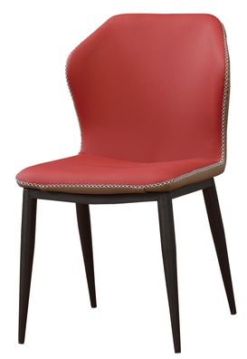 Stuhl 1x Luxus Design Polster Design Stühle Sitz Lehn Büro Esszimmer Holz Neu