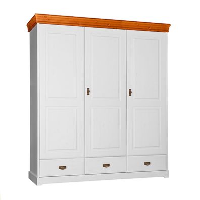 Kleiderschränke Landhaus Garderobe Kleiderschrank Holzschrank xxl Schrank Regal