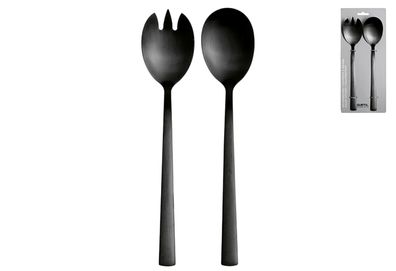 GUSTA Salatbesteck 23,5cm schwarz 107537