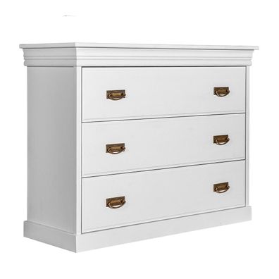 Kommode Sideboard Kommoden Sideboards 3 Schubladen Hochschrank Schrank Holz Neu