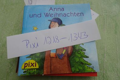 alte Pixi Carlsen 1218-1343 Anna und Weihnachten Nora Arthur sechs Mäuse uva