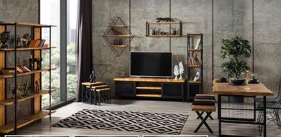 Esszimmer Garnitur Esstisch Regal Schrank rtv Wohnzimmer Set 5tlg