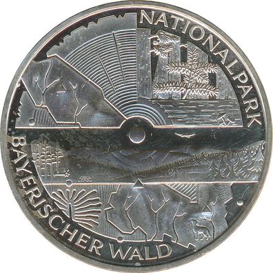 BRD 10 Euro 2005 D Bayerischer Wald Silber*