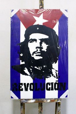 Revolution Che Guevara Abstrakt Malerei Leinwand Handarbeit Rahmen Öl Gemälde