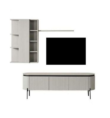 Perfekte Wohnzimmer Set Besteht aus TV-Lowboard und Wandschrank 2tlg