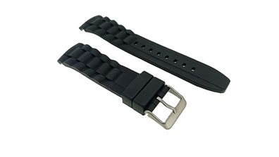 s. Oliver Uhrenarmband | Silikon schwarz 22mm SO-2317-PQ