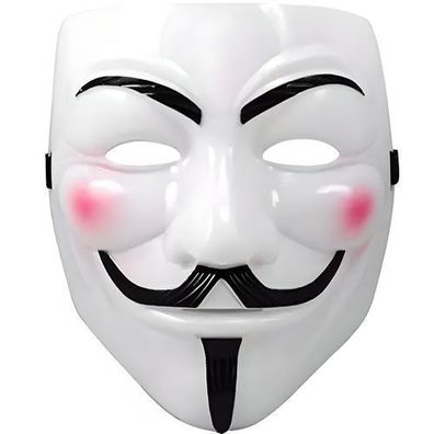 Anonymous Maske Halloween Maske Cosplay Party Karneval Vendetta Face Mask Retoo