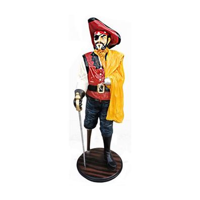 Pirat Figur Statue Design Skulptur Dekoration Karibik Piraten Garten Deko 185cm