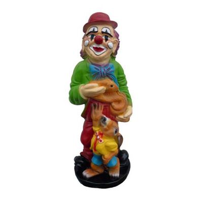 Clown Witzige Figur Statue 75 cm Figuren Garten Dekoration Skulptur Statuen 65cm