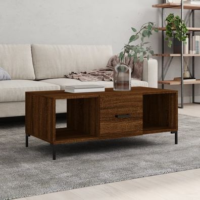 vidaXL Couchtisch Braun Eichen-Optik 102x50x40 cm Holzwerkstoff