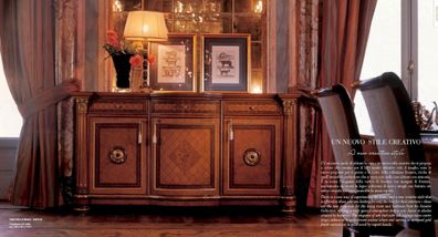 Sideboard Kommode Schränke Kommoden Holz Wohnzimmer Möbel Schrank Luxus Braun