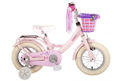 Volare Ashley Kinderfahrrad - Mädchen - 12 Zoll - Rosa - 95% zusammengebaut