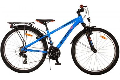 Volare Cross Kinderfahrrad - Jungen - 26 Zoll - Blau - 18 Gänge - Zweihandbremsen