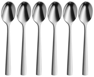 WMF Corvo Espressolöffel-Set, 6-teilig, Cromargan protect® 3201112956