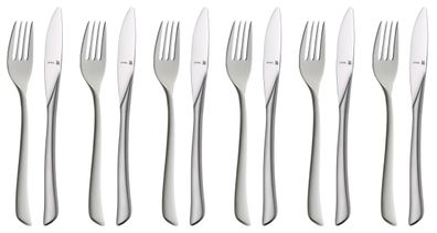 WMF Virginia Dessertbesteck-Set, 12-teilig, Cromargan protect® 3201112834