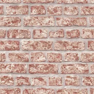 Noordwand Tapete Topchic Bricks Rot und Grau