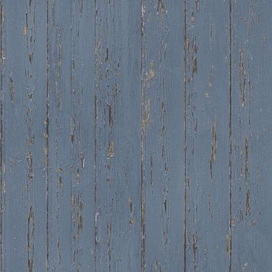 Homestyle Tapete Homestyle Old Wood Blau