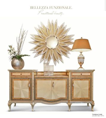 Sideboard Kommode Schränke Kommoden Holz Wohnzimmer Möbel Schrank Luxus Beige