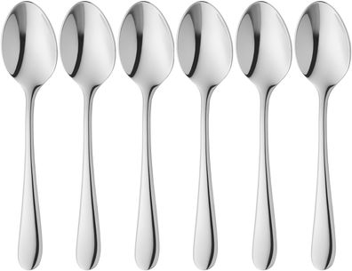 WMF Merit Espressolöffel-Set, 6-teilig, Cromargan protect® 3201112953