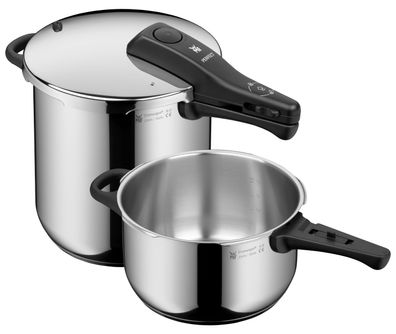 WMF Perfect One Pot Schnellkochtopf-Set, 8,5 und 4,5 Liter 1512007233