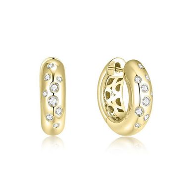 Quinn - 5368569 - Creolen (Paar) - Damen - Gelbgold 585
