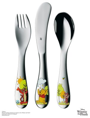 WMF Kinderbesteck-Set Winnie Puuh Mini, 3-teilig 3201002449