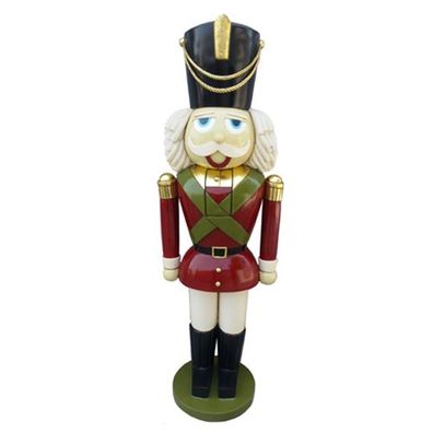 Nussknacker 180cm Soldat Statue Skulpturen Statuen Dekoration Deko Weihnachten