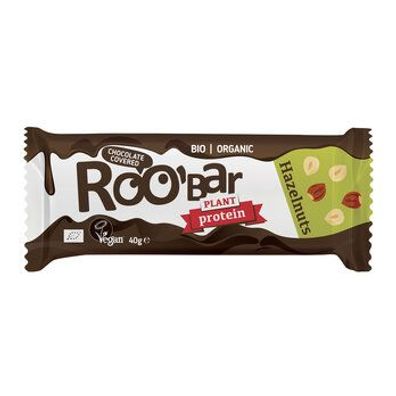 ROO´BAR 6x Roobar Protein Haselnuss mit Schokoladenüberzug, 40g, glutenfrei 40g