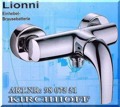 Kirchhoff LIONNI Einhebelmischer Brause Duscharmatur Wasserkran Badarmatur Chrom