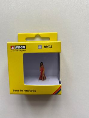 Noch 10405 Dame im roten Kleid, 3D Figuren H0 (1:87)