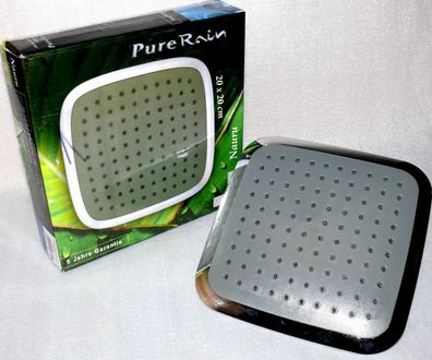 Kirchhof PuRe RaIn Nauru Ø20x20cm Wellness Dusch Kopf Regen Überkopf brause Chro