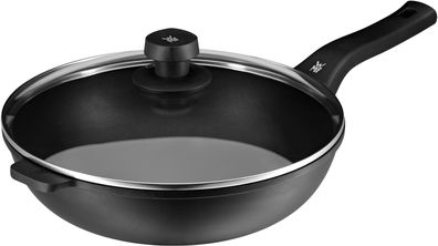 WMF PermaDur Premium Wok mit Glasdeckel, 30 cm 3201111956