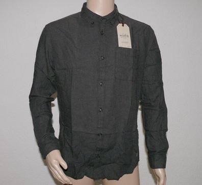 Jack & Jones 12126831 JJV Oakland Pocket Herren Hemd Shirt Langarm Slim L Caviar