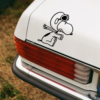 Auto Aufkleber "Snoopy fährt" Peanuts Sticker Woodstock #0193