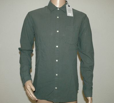 Jack & Jones 12127473 JOR Pluto Men Hemd Shirt Langarm Slim Fit L Thyme Gren