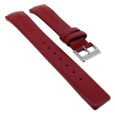 Skagen > Uhrenarmband Leder rot Ziernaht > 433SSLR H433SSLR