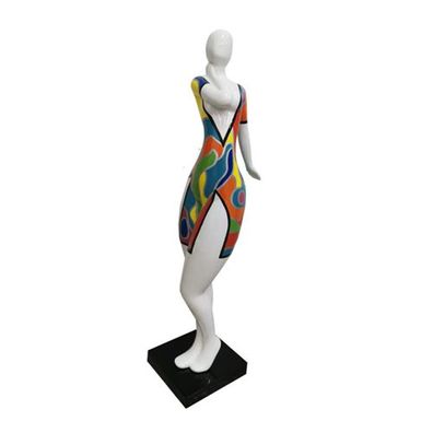 Moderne Skulptur Dekoration Figur Statuen Deko Statue Abstrakter 102 cm Plastik