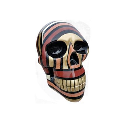Abstrakter XXL Schädel Scull Totenkopf Figur Statue 66cm Figuren Skulptur Rübe