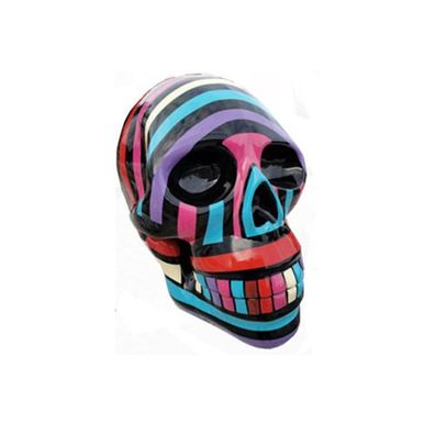 Abstrakter Schädel Scull Totenkopf Figur Statue 66cm XXL Figuren Skulptur Rübe