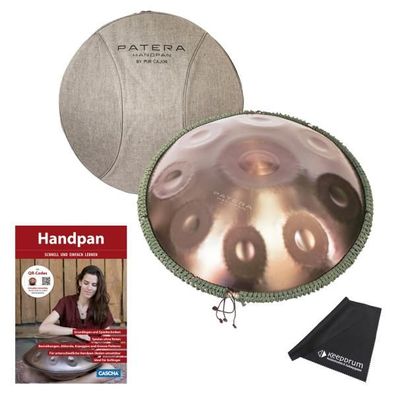 Patera Handpan HPDM-6 D-Kurd mit Lehrbuch