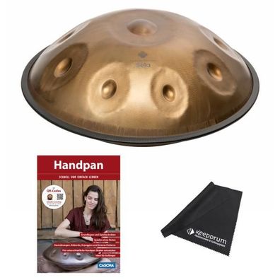 Sela Handpan SE 201 Harmony D Kurd mit Lehrbuch