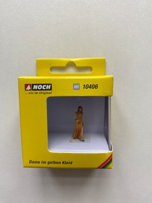 Noch 10406 Dame im gelben Kleid, 3D Figuren H0 (1:87)